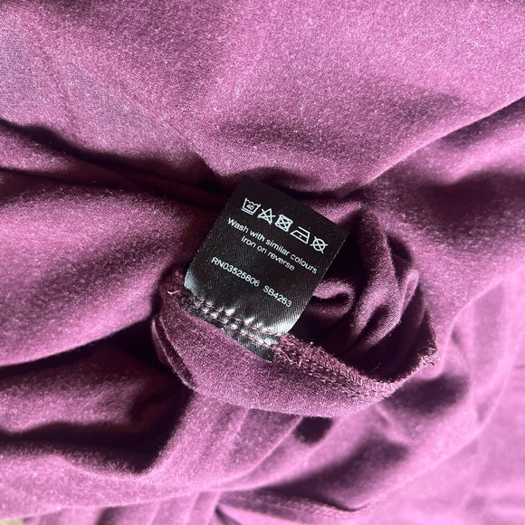 Sweaty Betty Holistic Dress, Jersey Maxi, Maroon Stretch Sleeveless, Size Small - Picture 9 of 10